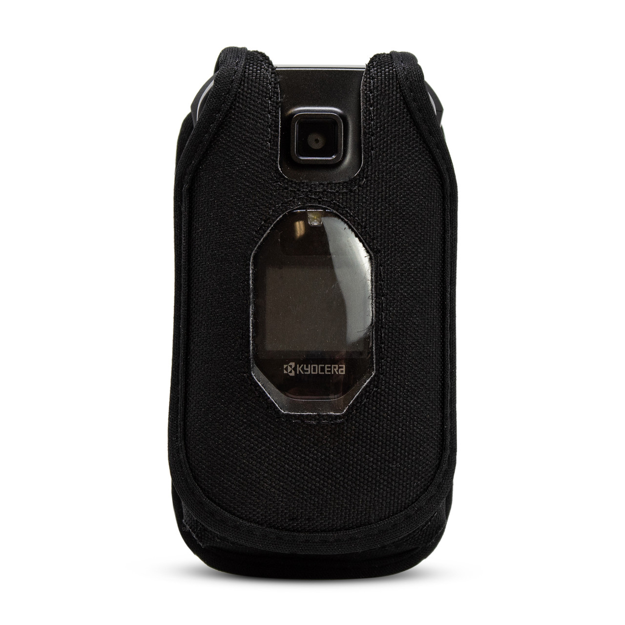 Kyocera DuraXE Epic Heavy Duty Black Nylon Holster Turtleback Case