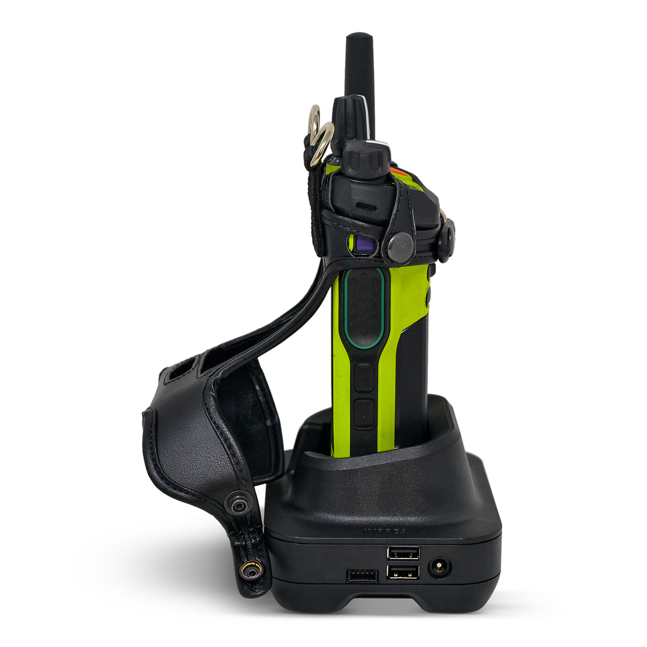 Turtleback Motorola APX 6000 Belt Carry Holder Case Black Leather Duty