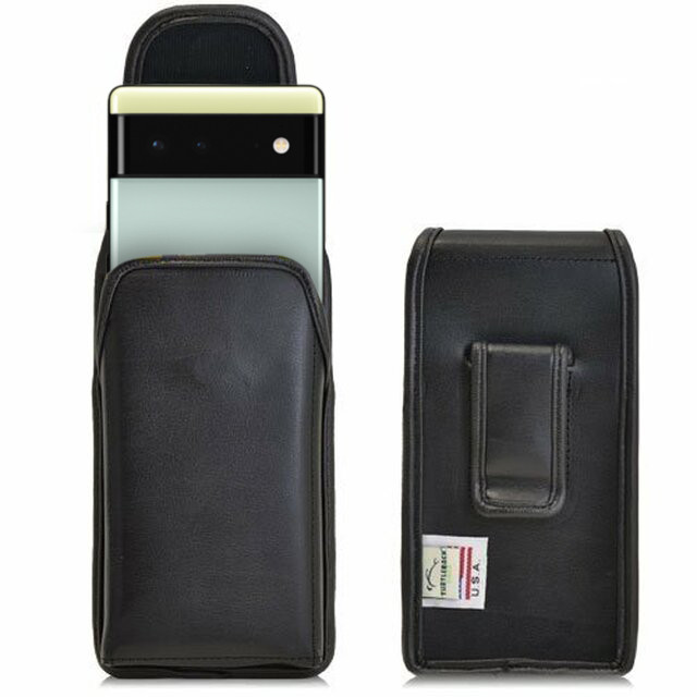 Étui Ceinture Vertical Pour Google Pixel 7a Et 6a - Nylon, Boucle Ajustable Et Fermeture Velcro
