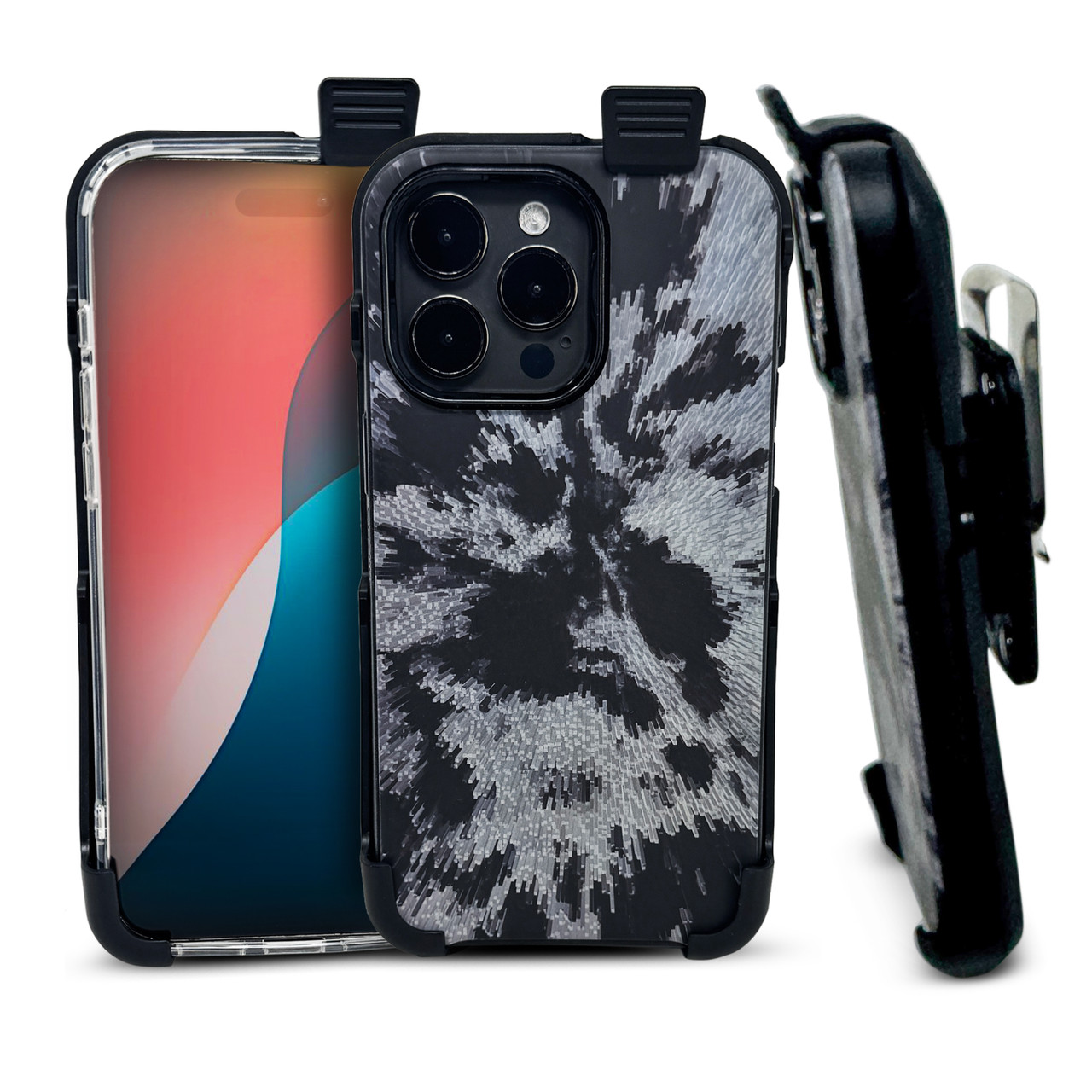 Balastec iPhone 16 Pro Max Holster with Belt Clip
