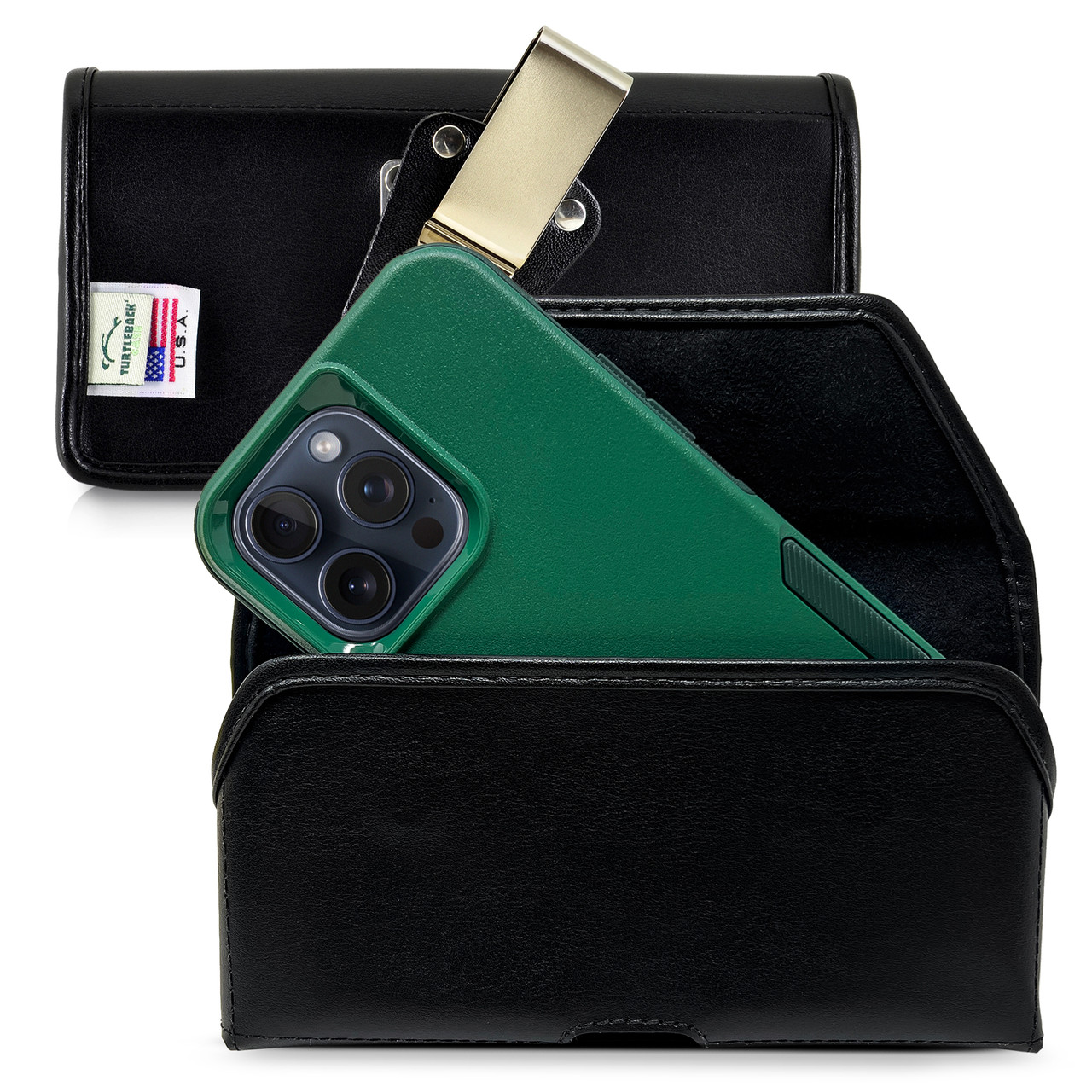 Turtleback Belt Case Designed for iPhone 15 Pro Max & Plus Fits