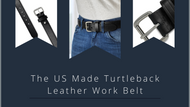 Tired of Work Belts That Only Last Six Months? Try the New Turtleback Leather Work Belt