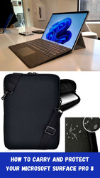 How to Carry and Protect Your Microsoft Surface Pro 8