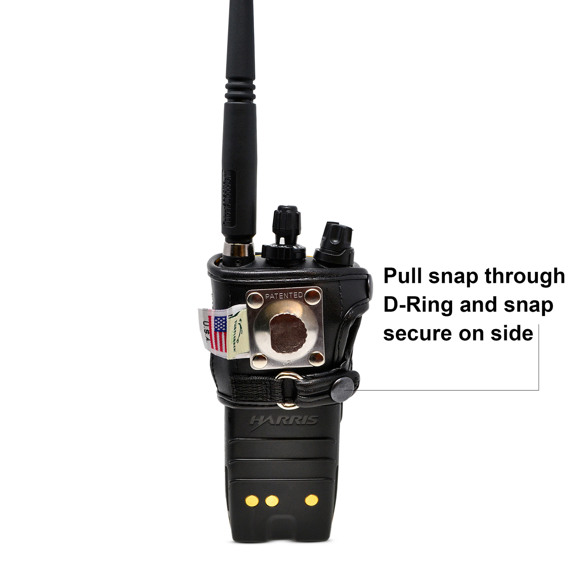 Harris XL 200P LTE Duty Belt Holster Case Turtleback Clip