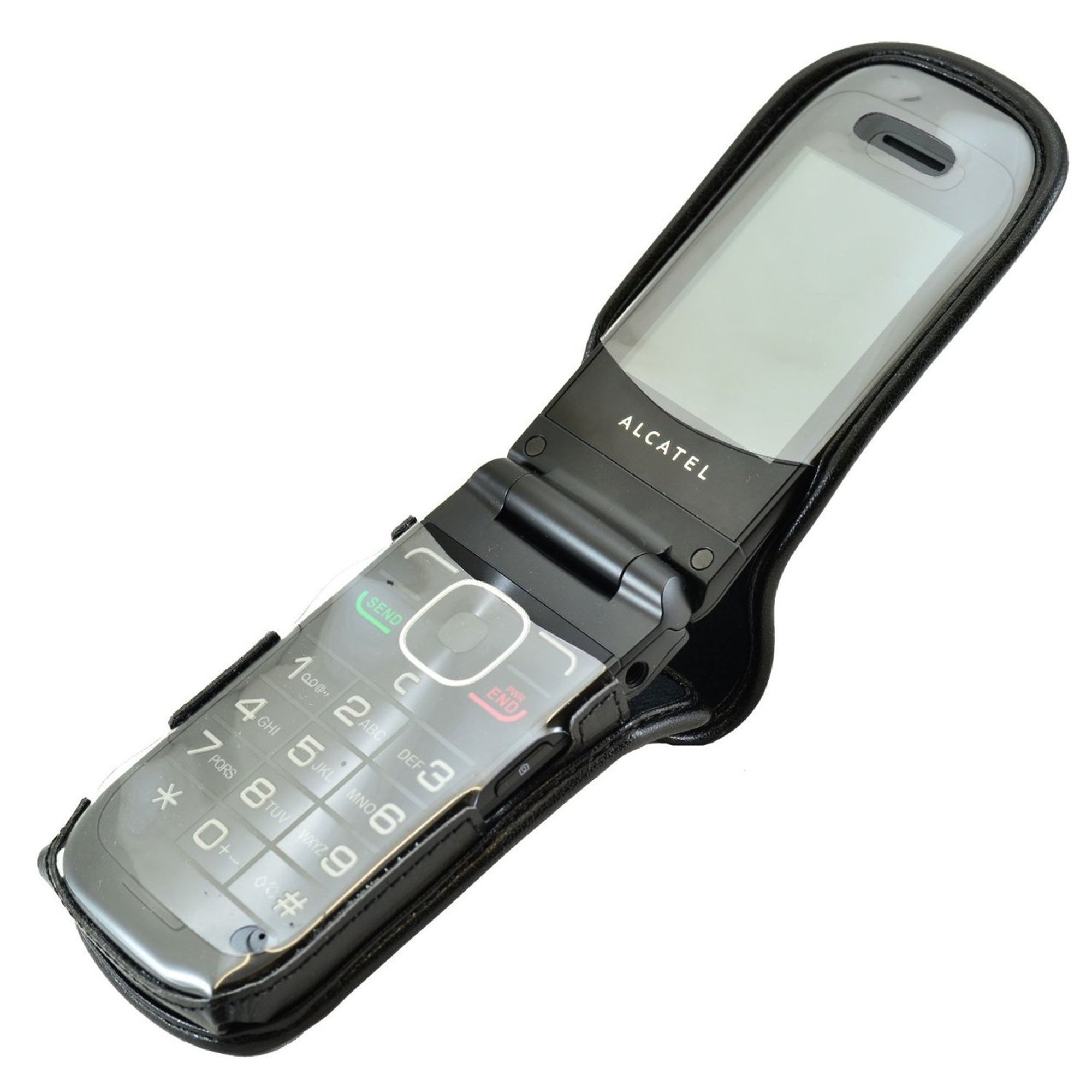 tracfone alcatel a392g | Flip Phone Case | Metal Belt Clip Case
