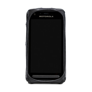 Motorola Lex L11 Fitted Phone Case Black Leather Metal Clip Turtleback