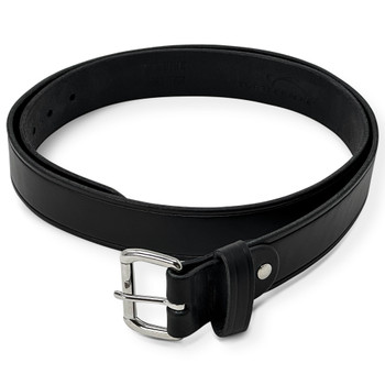 Heavy Duty Black Leather Belt for Men - Built in USA by Turtleback