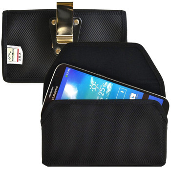 Samsung Galaxy Mega 6.3 Horizontal Nylon Holster, Metal Belt Clip