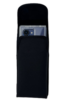 Galaxy Z Fold7 2025 with Thin Clear Style Fit Case Vertical Belt Case Black Nylon Pouch with Heavy Duty Rotating Belt Clip Galaxy Z Fold7 2025 with Thin Clear Style Fit Case Vertical Belt Case Black Nylon Pouch with Heavy Duty Rotating Belt Clip