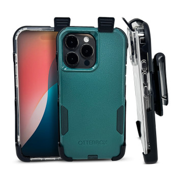 Balastec® iPhone 16 PROMAX , 15 14 13 PROMAX Unbreakable 2.25" Belt Clip Holster fits with a SYMMETRY & COMMUTER or SIMILAR SIZE case, Removable Swivel Belt Clip, Phone Case Not Included