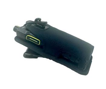 Crosscall Core-P6 Black Nylon Vertical Belt Holder, Latch Closure, Heavy Duty Rotating Belt Clip