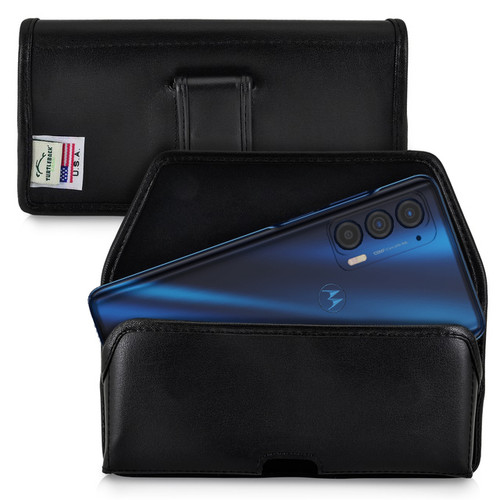 Samsung Note 9 and Note 8 Holster Black Belt Clip Case Pouch Leather Turtleback