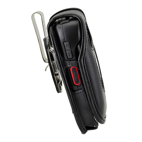 スマホアクセサリー CALEE LEATHER SMART PHONE CASE Kyocera Duraxv LTE Leather Flip Phone Case with Clip