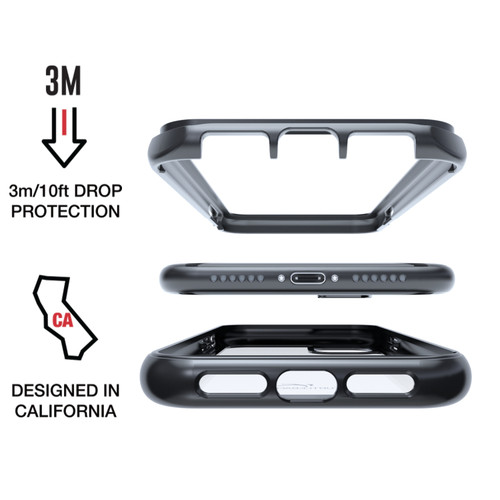Buy SUP Pistol Case [ compatible with Apple iPhone XS Max - 6.5, in black  ] SUPREME Cover with cash design - Backside with original tempered glass 9H  Online at desertcartINDIA