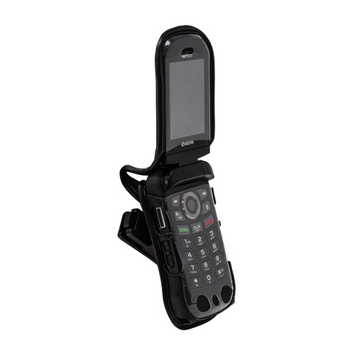 Kyocera Duraxv Extreme Leather Case with Ratcheting Belt Clip