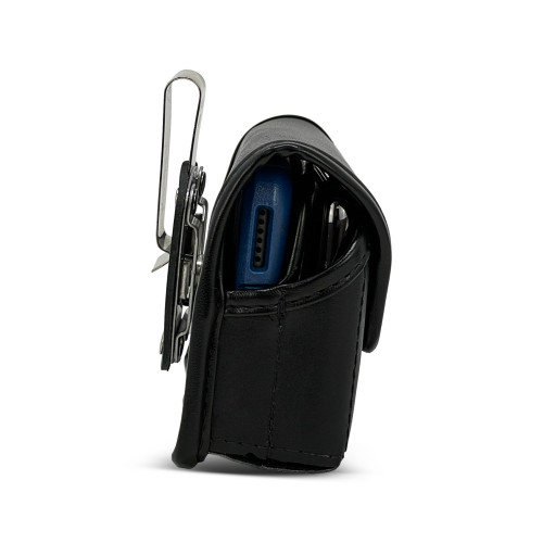 USA Made Dual Phone Holster Carries 2 MEDIUM Phones - Horizontal