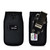 ZTE Cymbal Z320  Flip Phone Case Black NYLON Belt Fitted Case Metal Removable Rotating Belt Clip