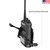 NKTech MD-380 Radio Belt Case Holder Two 2 Way Radios Walkie Talkie Black Leather Rotating Clip fits in Charger