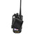 NKTech MD-380 Radio Belt Case Holder Two 2 Way Radios Walkie Talkie Black Leather Rotating Clip fits in Charger