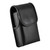 Unication G1 Voice Pager Fire Radio Phone Black Leather Pouch Holster Case Rotating Belt Clip, Magnetic Flap