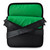 Turtleback Universal Tablet Pouch Shoulder Bag, Fits devices 10.5", Black / Green