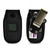 ATT ZTE Z223 Flip Phone Black NYLON Belt Fitted Flip Phone Case Metal Ratcheting Removable Belt Clip