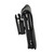 LG Exalt LTE VN220 4G Black Leather Case with Ratcheting, Removable Plastic Belt Clip