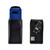 Galaxy S24-S20 S10 Fits with OTTERBOX COMMUTER Vertical Holster Black Leather Pouch Rotating Belt Clip