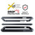 Tough Defense Drop Tested Case for Apple iPhone 11 (6.1 Inch) Military Grade, Anti-Scratch Ultra Clear Back & Black Sides