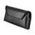 Tough Defense Combo for iPhone 11, Black/Clear Drop Test Case + Horizontal Pouch, Leather Clip