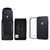Hybrid Case Combo for iPhone 11 6.1, Clear/Black Case + Vertical Leather Pouch and Clip