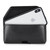 Hybrid Case Combo for iPhone XS Max, Clear/Black Case + Horizontal Leather Pouch and Clip