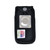 Alcatel GO FLIP 3 4052W & SMARTFLIP 4052R Black NYLON Flip Phone Fitted Case Metal Removable Clip