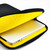 Laptop Sleeve - 12 inch Padded Water and Dirt  Resistant Yellow Interior Carrying Case with Strap