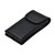 iPhone 17Pro and 17Air -Small- Fits w/ Slim MagSafe Style Cases - Premium Black Leather, Vertical Belt Holder, Magnetic Closure, HD Rotating Belt Clip