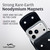 iPhone 18 Pro / 17 Pro Belt Clip -Small- Fits Slim Style Cases Premium Black Leather Vertical Belt Holder Magnetic Closure Heavy Duty Rotating Clip