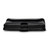 iPhone 14 13 12 Pro Max/Plus (Max & Plus models only) Belt Holster Case Black Leather Pouch Executive Belt Clip Horizontal