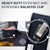 iPhone 17 ProMax, 17 Plus -Small- Fits w/ Slim MagSafe Style Cases, Premium Black Nylon, Vertical Belt Holder, Magnetic Closure, HD Rotating Belt Clip