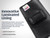 iPhone 17Pro and 17Air -Large- Fits w/ Defender Bulky Style Cases, Premium Black Leather, Horizontal Case, Magnetic Closure Leather Wrapped Belt Clip