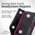 iPhone 17Pro and 17Air -Large- Fits w/ Defender Bulky Style Cases, Premium Black Leather, Horizontal Case, Magnetic Closure Leather Wrapped Belt Clip