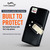 iPhone 18 ProMax / 17 ProMax Belt Clip -Large- Premium Black Leather Horizontal Belt Holder with Magnetic Closure, Fits Defender Bulky Cases, HD Rotating Clip