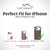 iPhone 17 ProMax, 17 Plus -Large- Fits w/ Defender Bulky Style Cases - Premium Black Nylon, Vertical Belt Holder, Magnetic Closure HD Rotating Belt Clip