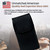 iPhone 18 ProMax / 17 ProMax Belt Clip -Large- Premium Black Nylon Vertical Belt Holder with Magnetic Closure, Fits Defender Bulky Cases Secure HD Rotating Clip