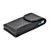 iPhone 17Pro and 17Air -Medium- Fits w/ Shockproof Commuter Style Cases, Premium Black Leather, Vertical Belt Holder, Magnetic Closure HD Rotating Clip