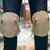 1/2 inch Memory Foam Genuine Leather Knee Pads