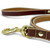 Henney's Genuine Leather Dog Leash with Solid Brass Hardware - USA Made