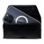 iPhone 15 ProMax Horizontal Belt Clip fits Apple Clear MagSafe Case Black Leather Slim Clip-Case Not Included