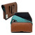 Turtleback Brown Belt Holder for iPhone 17 Pro 17 Air, 16 Pro, 15 Pro 14 Pro & 13 Pro - Medium - Fits with Symmetry, Hybrid Style Cases, Premium Brown Leather Horizontal Belt Loop Case Magnetic Closure Leather Wrapped Clip