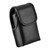 Motorola Minitor 7 Voice Pager Belt Clip Radio Phone Black Leather Pouch Holster Case Rotating Belt Clip, Magnetic Flap