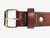 Heavy Duty Brown Leather Belt for Men - Built in USA by Turtleback